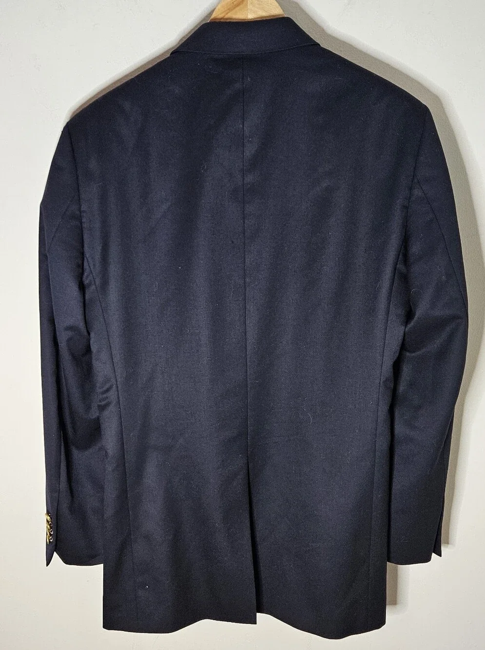 Brooks Brothers Madison Fit Navy Blazer Gold Buttons Men's 39L